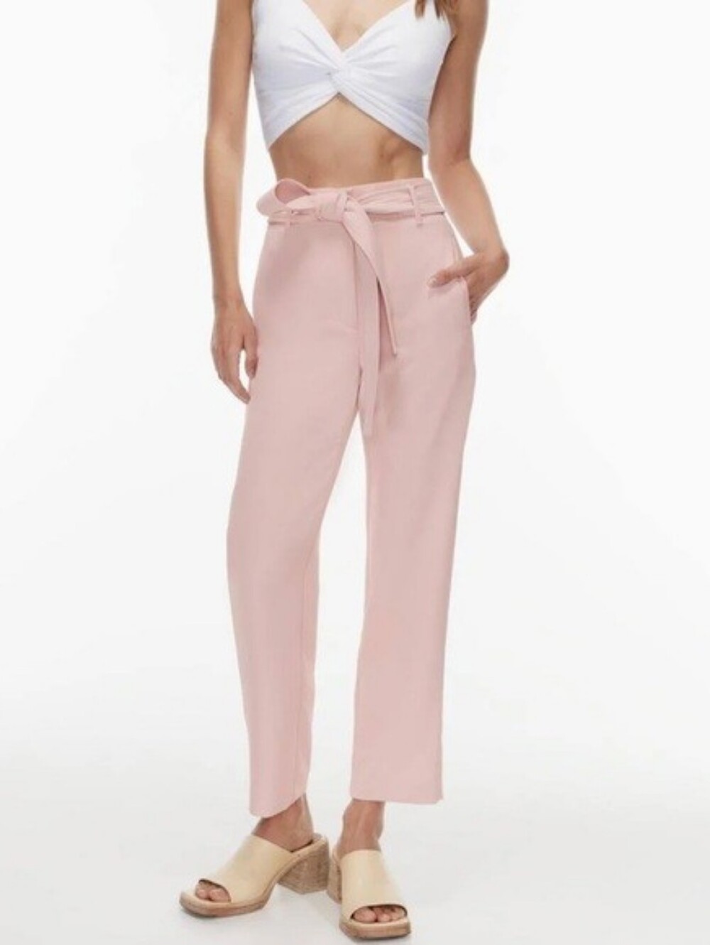 aritzia front-tie pant (no tie) Wilfred
